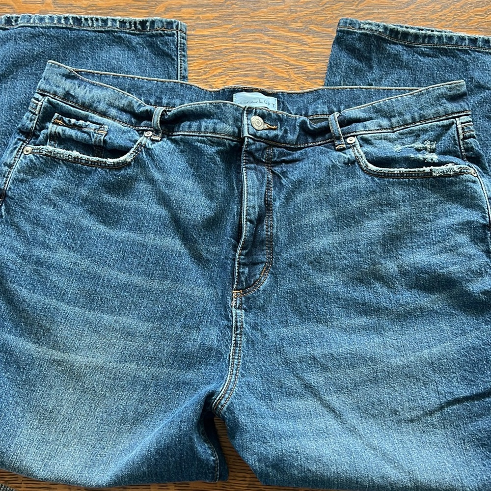 Loft Straight Crop Jeans